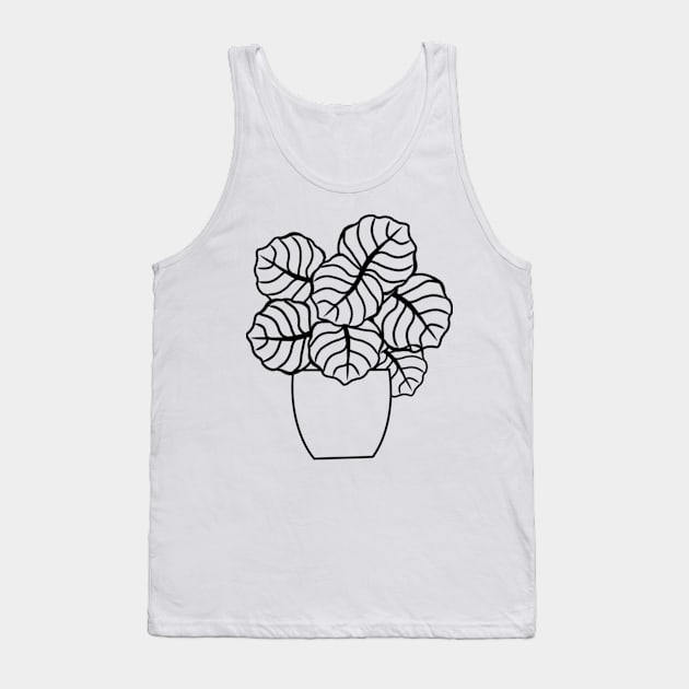 Color In Calathea Tank Top by HousePlantHobbyist